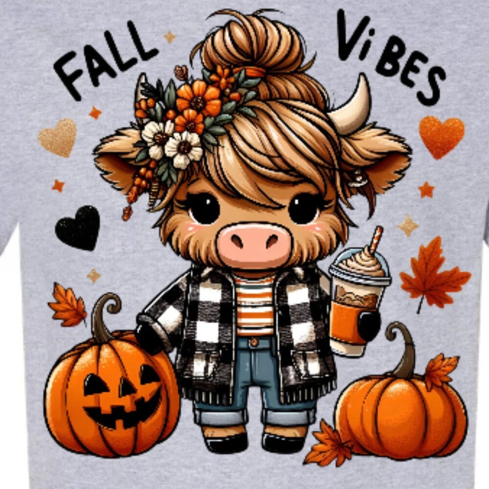 Fall Vibes Coffee Heifer Cow